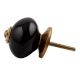 Black Golden Fitting  Ceramic Dresser Knob Online